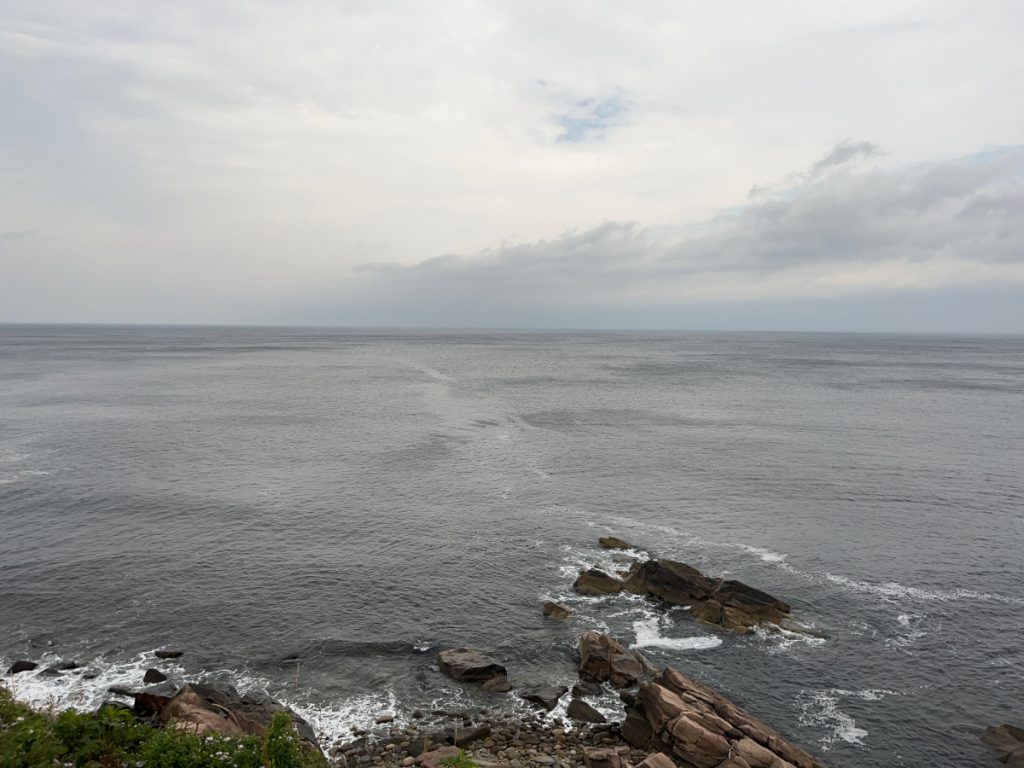 The Atlantic Ocean - on the drive to Meat Cove.