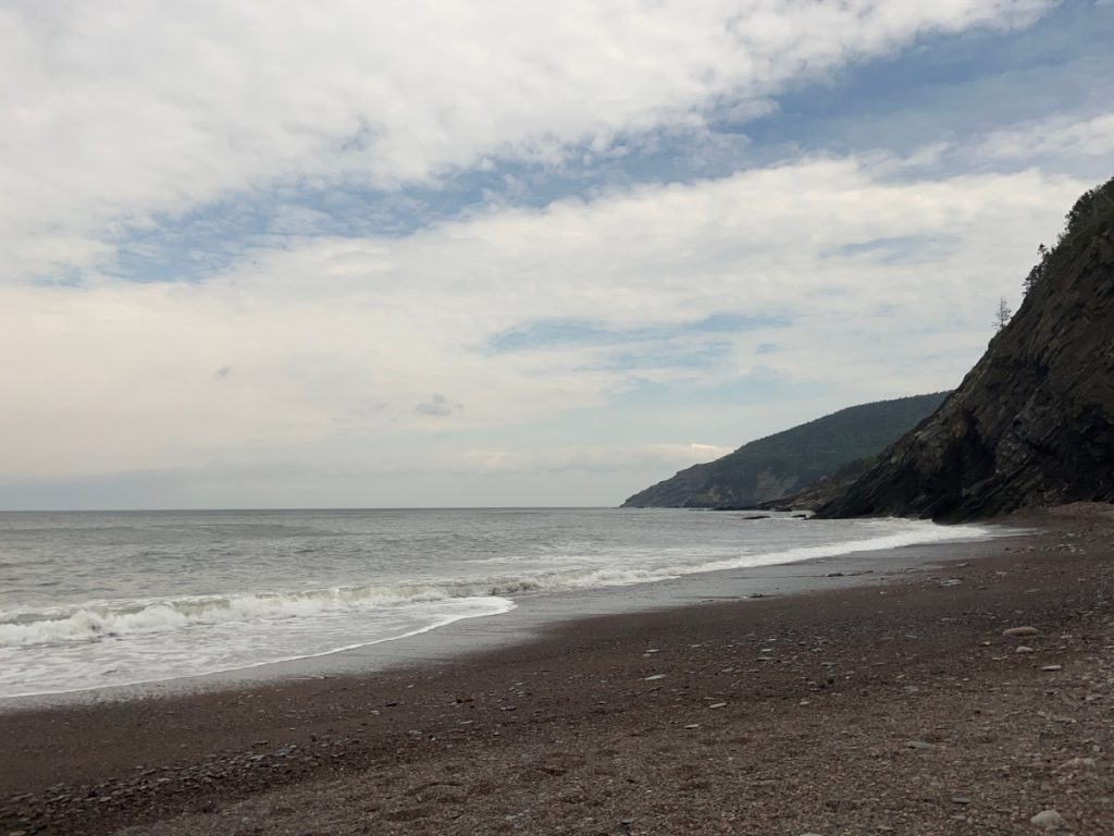 Meat Cove beach.