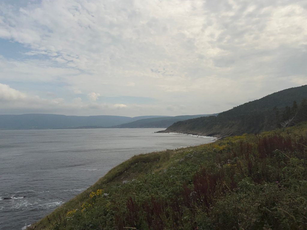The drive to Meat Cove - beautiful lookouts and views of the shoreline.