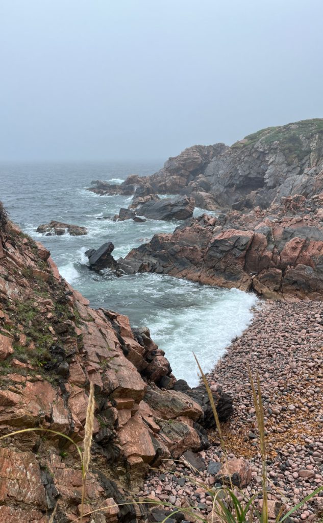White Point - rocky at the point of the peninsula.