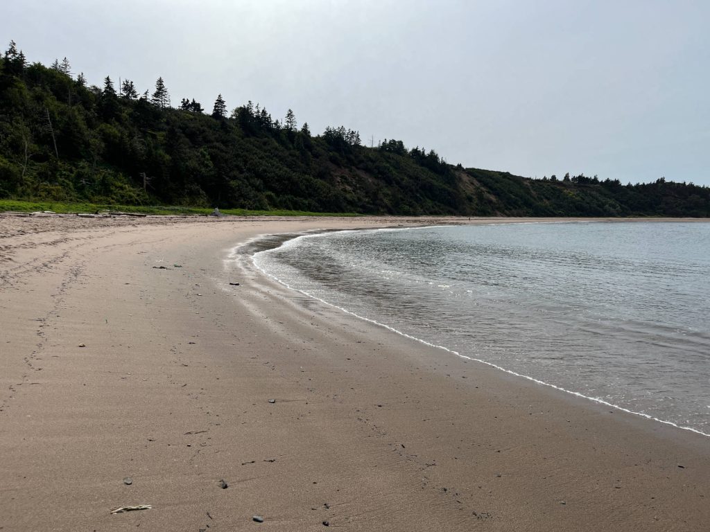 Sandy Cove Beach near Digby Sept 15, 2023